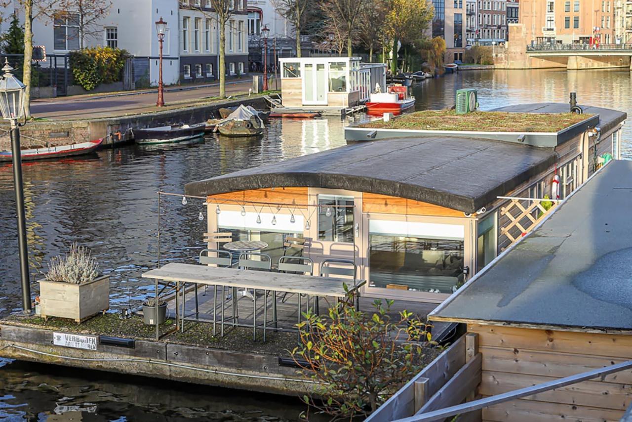 Bed and Breakfast Houseboat Next To Amstel Amsterdam Exterior foto